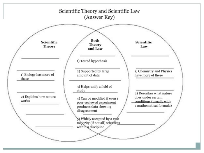 Theory law scientific venn diagram science subject middle school
