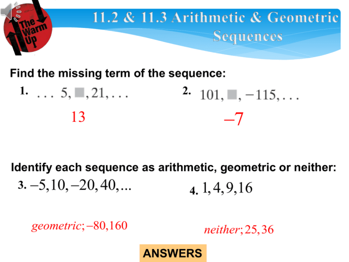 Unit 6 homework 9 geometric sequences answer key