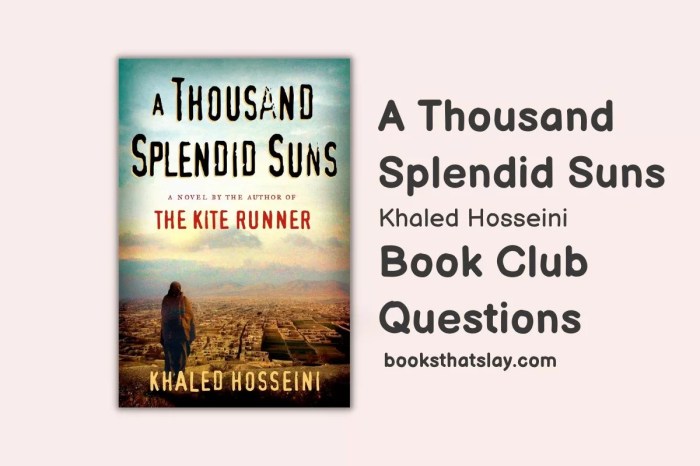 Discussion questions for a thousand splendid suns