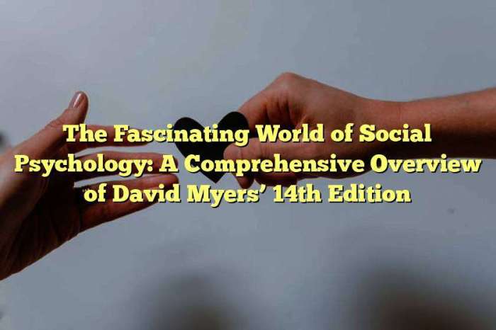 Social psychology 14th edition by david myers