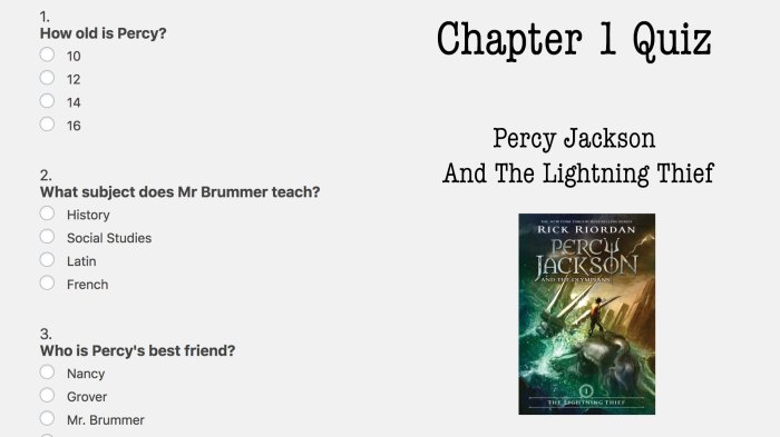 Percy jackson lightning thief book chapter 1