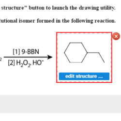 Draw the constitutional isomer formed in the following reaction.